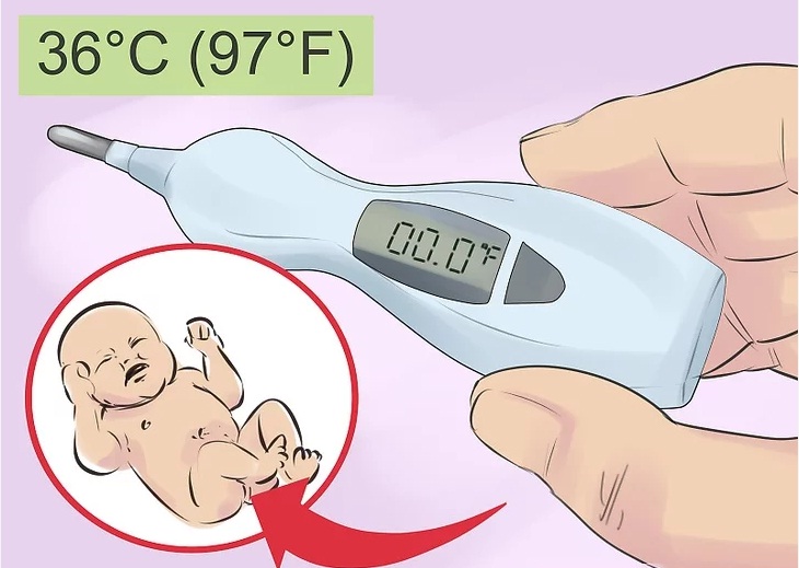 Đối với trẻ sơ sinh nên chọn nhiệt kế đo trực tràng