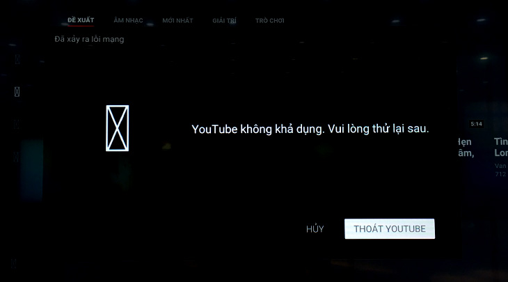 Hướng dẫn cách khắc phục các lỗi YouTube thường gặp trên tivi Sony 2022