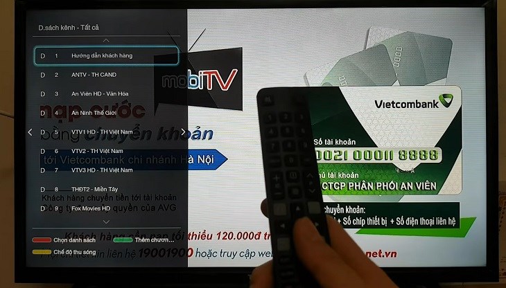 Dò kênh trên tivi TCL giúp người dùng cập nhật và xem được nhiều nội dung giải trí hơn