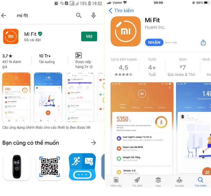 Hướng dẫn kết nối App Mi Fit với cân sức khoẻ Xiaomi