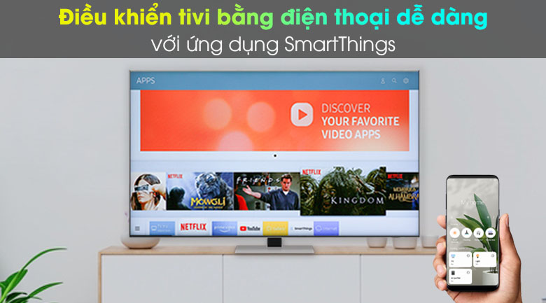 Những lợi ích khi kết nối iPhone, iPad lên Smart tivi Samsung bằng SmartThings