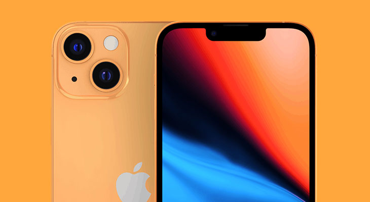 Lộ diện iPhone 13 sở hữu màu cam lạ mắt, camera được đặt chéo thay vì nằm thẳng