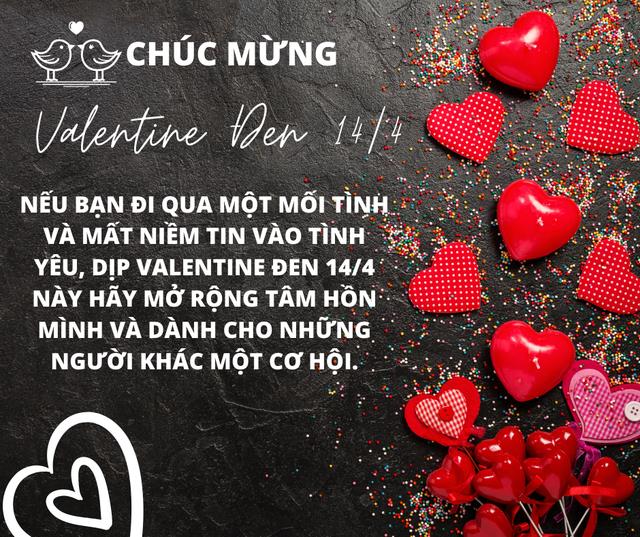 Lời chúc ngày Valentine đen 14/4 hay và ý nghĩa nhất 2023