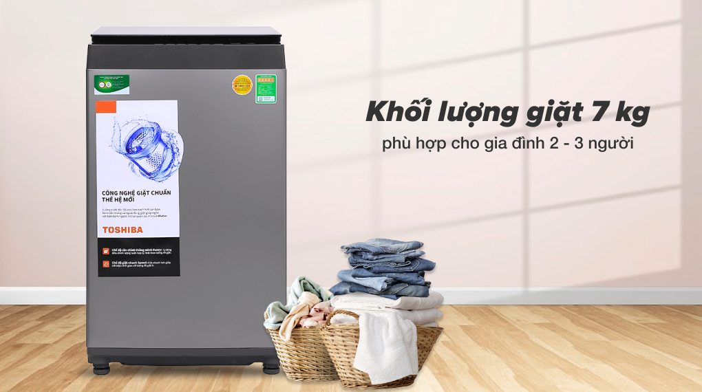 Bạn có thể sử dụng máy giặt Toshiba 7 Kg AW-L805AV (SG) - Khối lượng 7 kg để giặt ruột chăn bông, từ đó tiết kiệm công sức