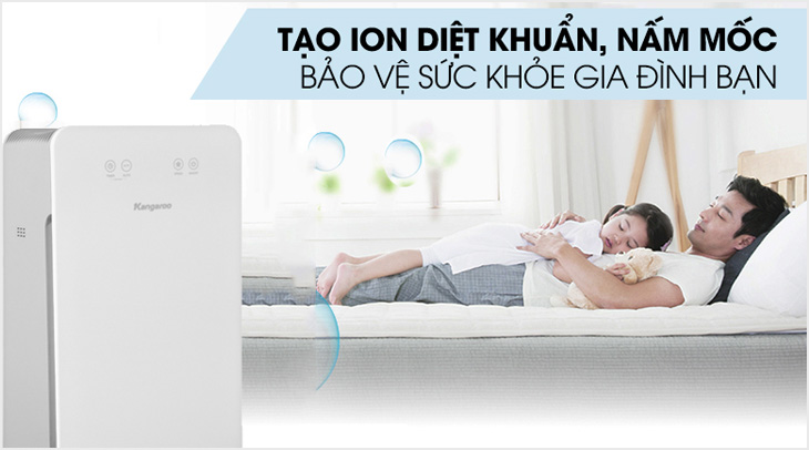 Máy lọc không khí ion âm là gì? Có tác dụng gì đối với sức khỏe?