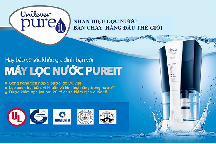 Máy lọc nước Pureit của nước nào ?