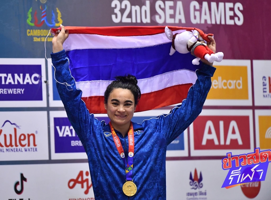 "Mỹ nhân ngư" Thái Lan phá kỷ lục tại SEA Games 32