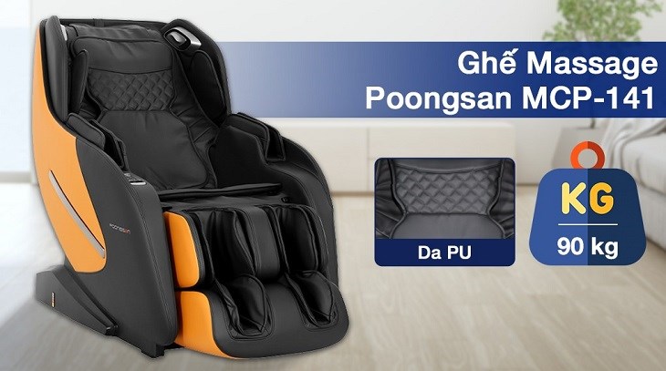 Ghế Massage Poongsan MCP-141 được bán với giá 30.990.000 đồng (cập nhật 08/2023 và có thể thay đổi theo thời gian)
