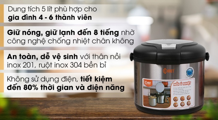 Nên mua nồi ủ hay nồi áp suất để sử dụng cho gia đình?