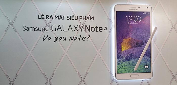 Samsung chính thức giới thiệu Galaxy Note 4 tại Việt Nam