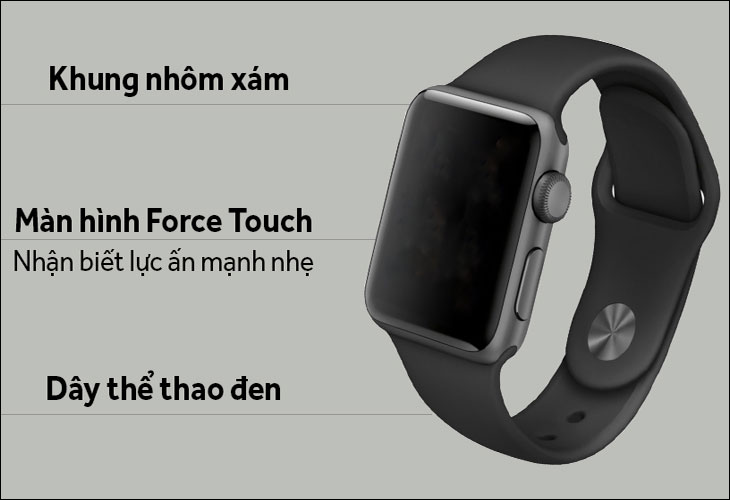 Apple Watch sở hữu viền nhôm sang trọng