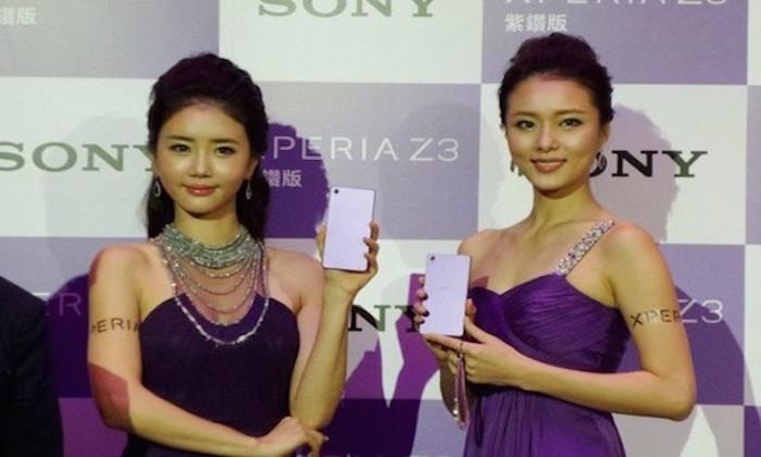 Sony giới thiệu Xperia Z3 phiên bản tím kim cương tại Trung Quốc