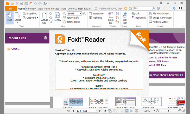 Cắt file PDF bằng phần mềm Foxit Reader + Bước 2