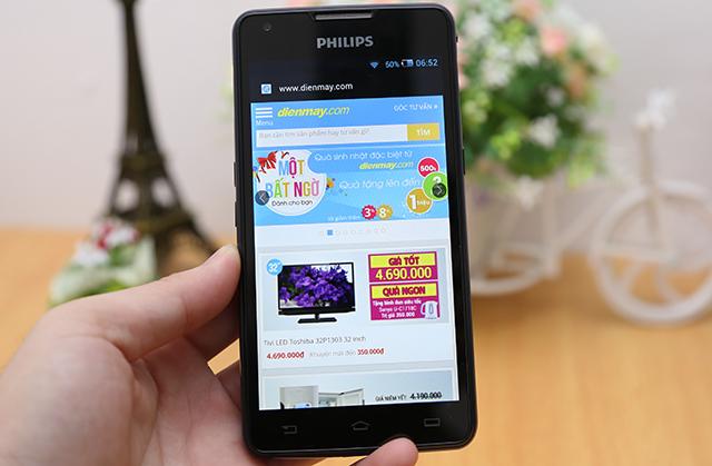 Trên tay Smartphone pin khủng nhất quả đất – Philips Xenium W6610