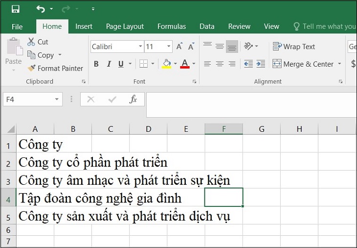 Tìm hiểu về tính năng AutoFit trong Excel