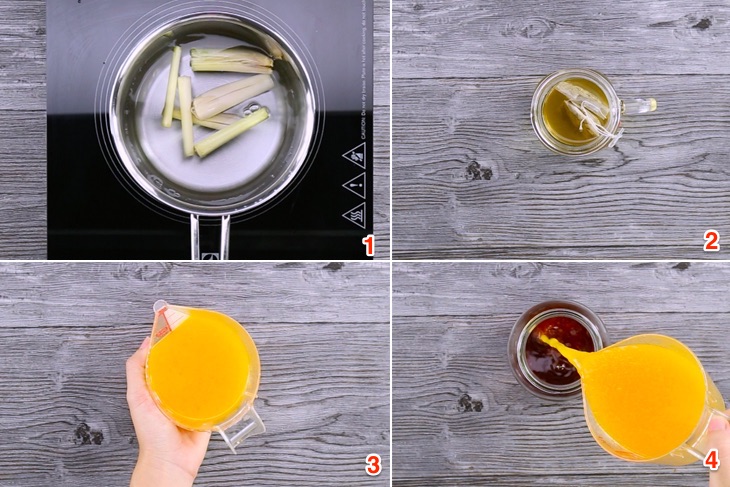 [Video] Cách làm trà đào cam sả đơn giản, ngon như The Coffee House