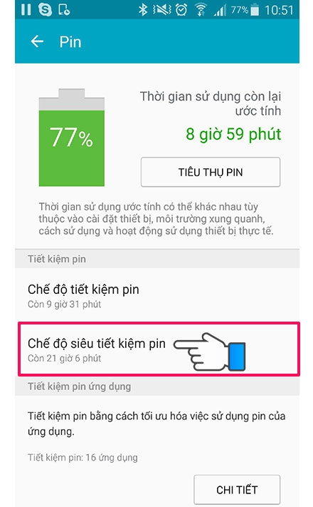 Tìm hiểu chế độ Siêu tiết kiệm pin của Samsung