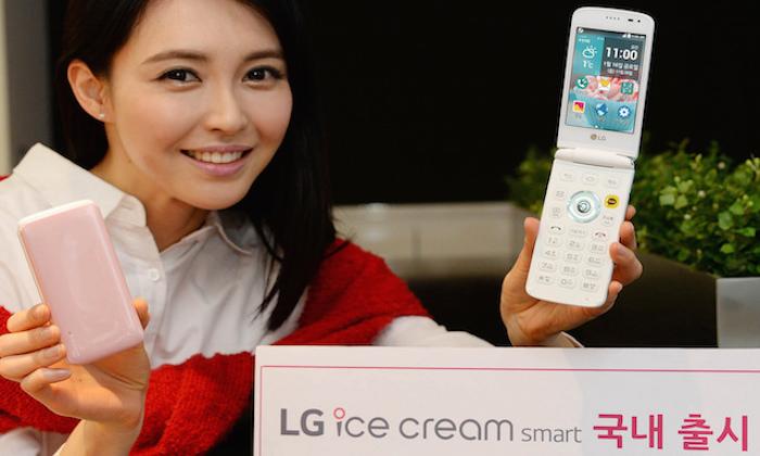 Điện thoại nắp gập LG Ice Cream Smart ra mắt