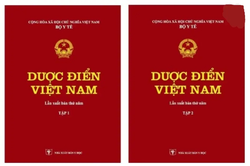 [TẢI miễn phí] Dược Điển Việt Nam 5 PDF (Tập 1, 2) Mới Nhất
