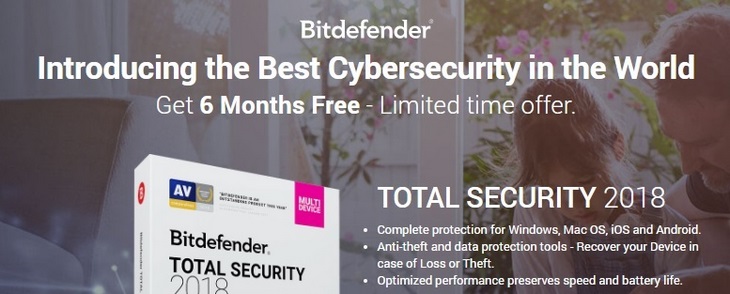 Hướng dẫn để có phần mềm diệt virus Bitdefender Total Security 2018 miễn phí