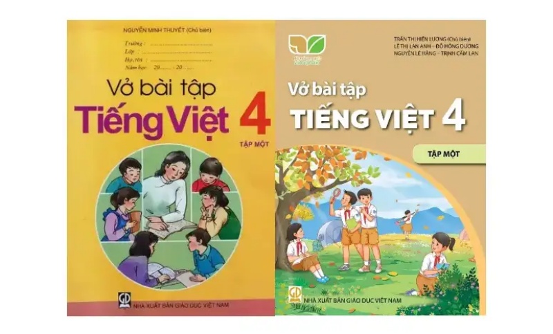 TẢI Vở Bài Tập Tiếng Việt Lớp 4 (Tập 1 + Tập 2) Bộ Giáo Dục, Kết Nối Tri Thức PDF