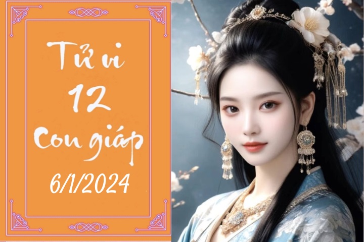 Tử vi vui 12 con giáp hôm nay ngày 6/1/2024: Thìn trân trọng, Tỵ nổi bật