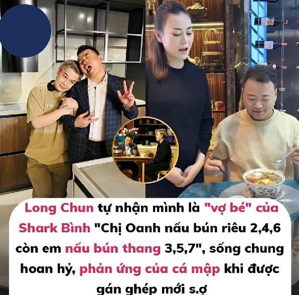 Phản ứng của S.hark Bình khi được Long Chun nhận làm “vợ bé”