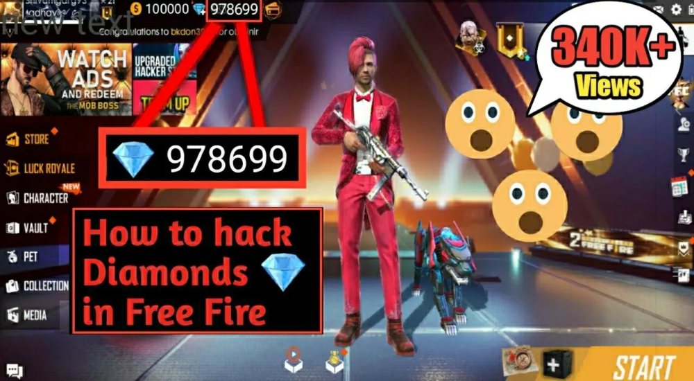 [Tải AUTO] Hack Free Fire 99999 Diamons APK, Coins Max OB30 miễn phí cho Android